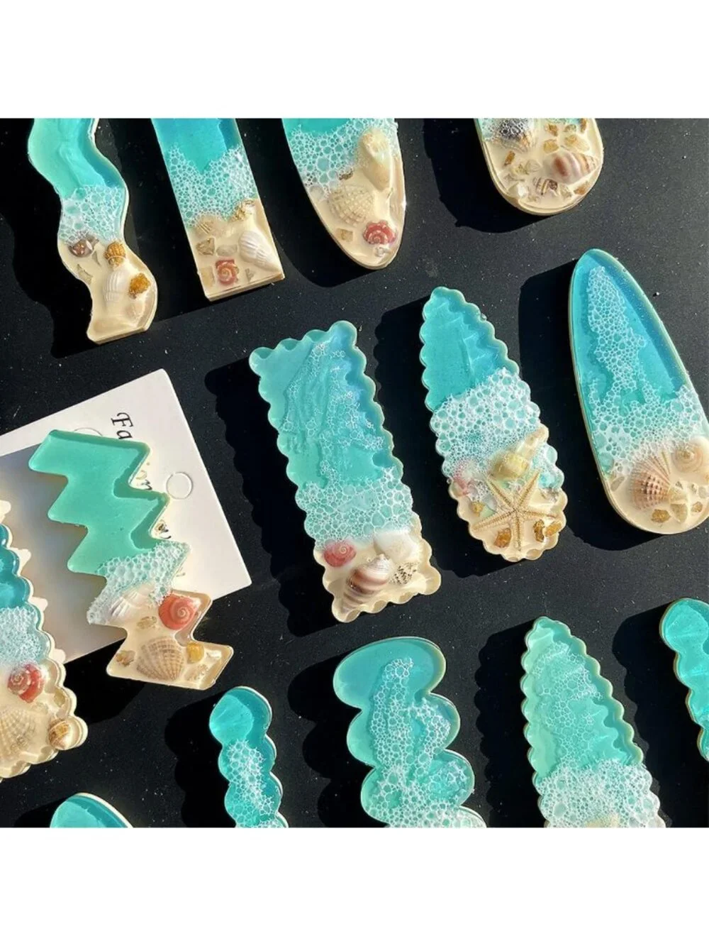 Deep Hair Clip Silicone Molds for Epoxy Resin Casting & Jewelry Making Kit
